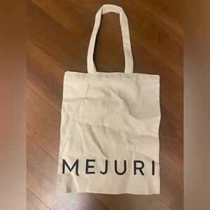 Mejuri Cream Canvas Tote